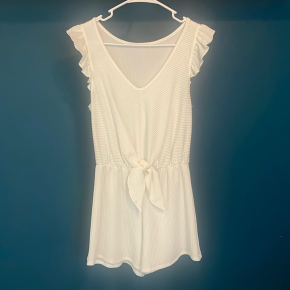 White Romper - Picture 2 of 3